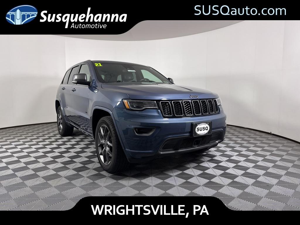 Used 2021 Slate Blue Pearlcoat Jeep 80th Anniversary image 1