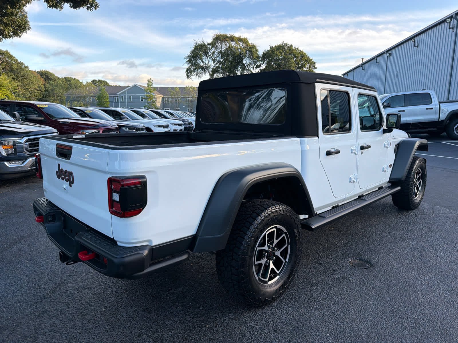 Used 2024 Bright White Clearcoat Jeep Rubicon image 8