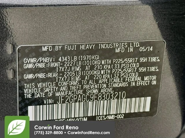 Used 2014 Dark Gray Metallic Subaru 2.0i Limited image 33