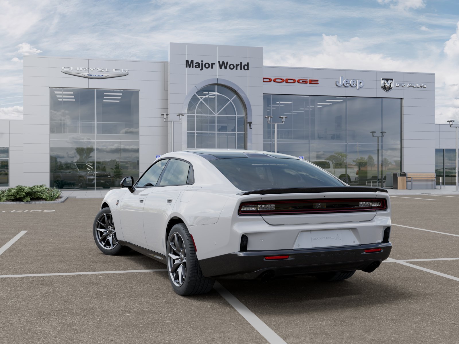 New 2026 White Knuckle Exterior Paint Dodge  image 3