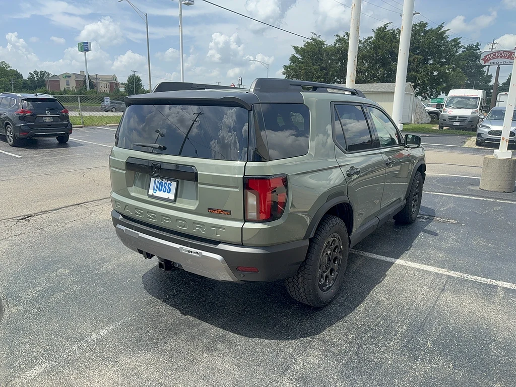 New 2026 Ash Green Metallic Honda TrailSport Elite Blackout image 5
