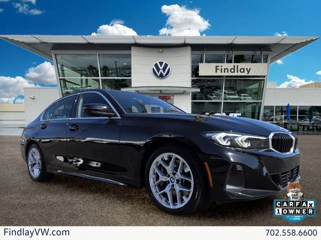 Used 2025 Black BMW 330i image 1