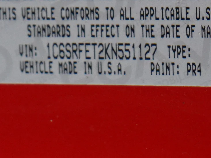 Used 2019 Flame Red Clearcoat Ram Rebel image 29