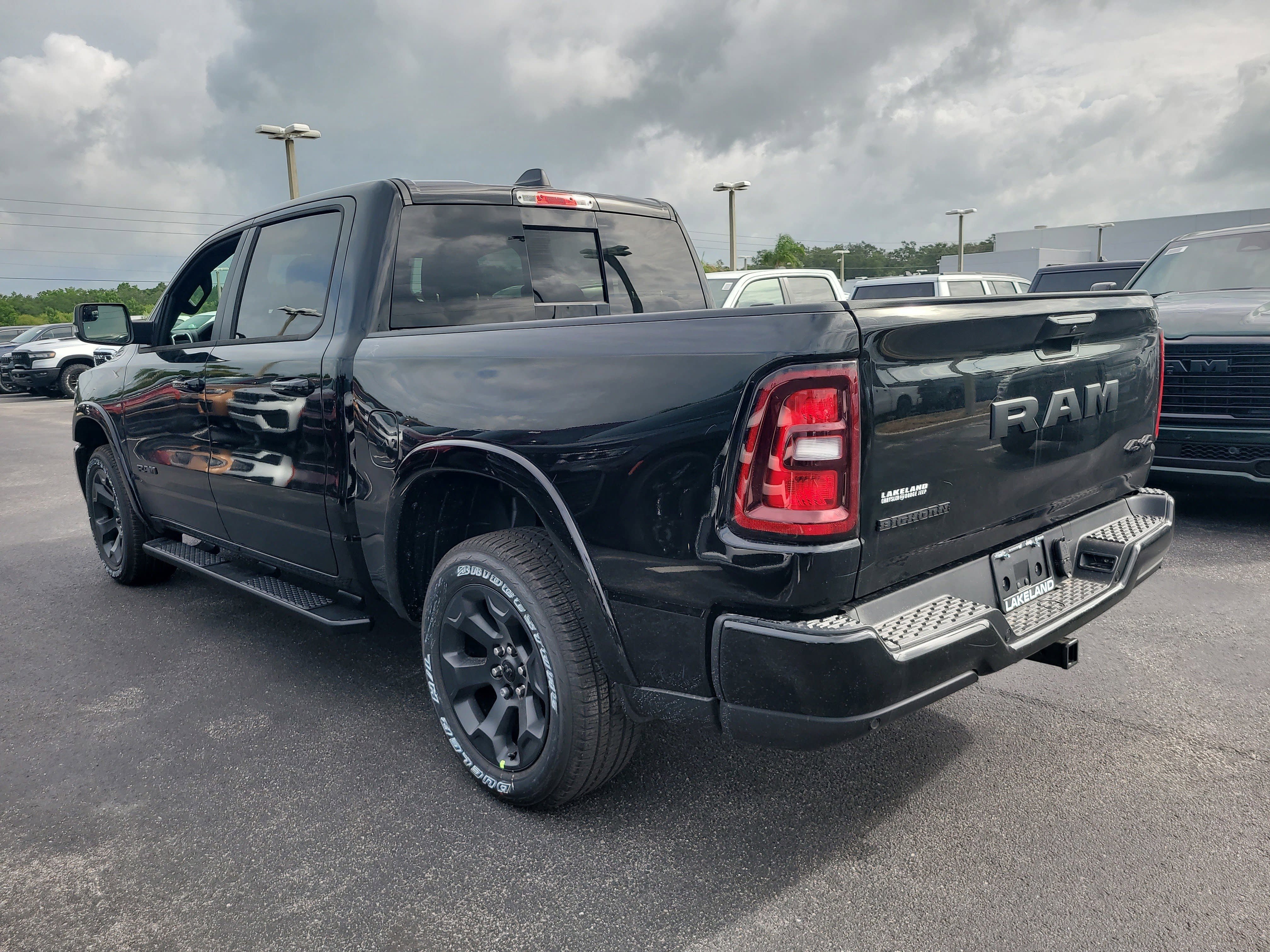 New 2026 Diamond Black Crystal Pearl-Coat Exterior Paint RAM Big Horn image 8