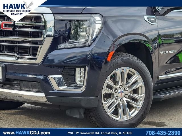 Used 2021 Blue GMC SLT image 3