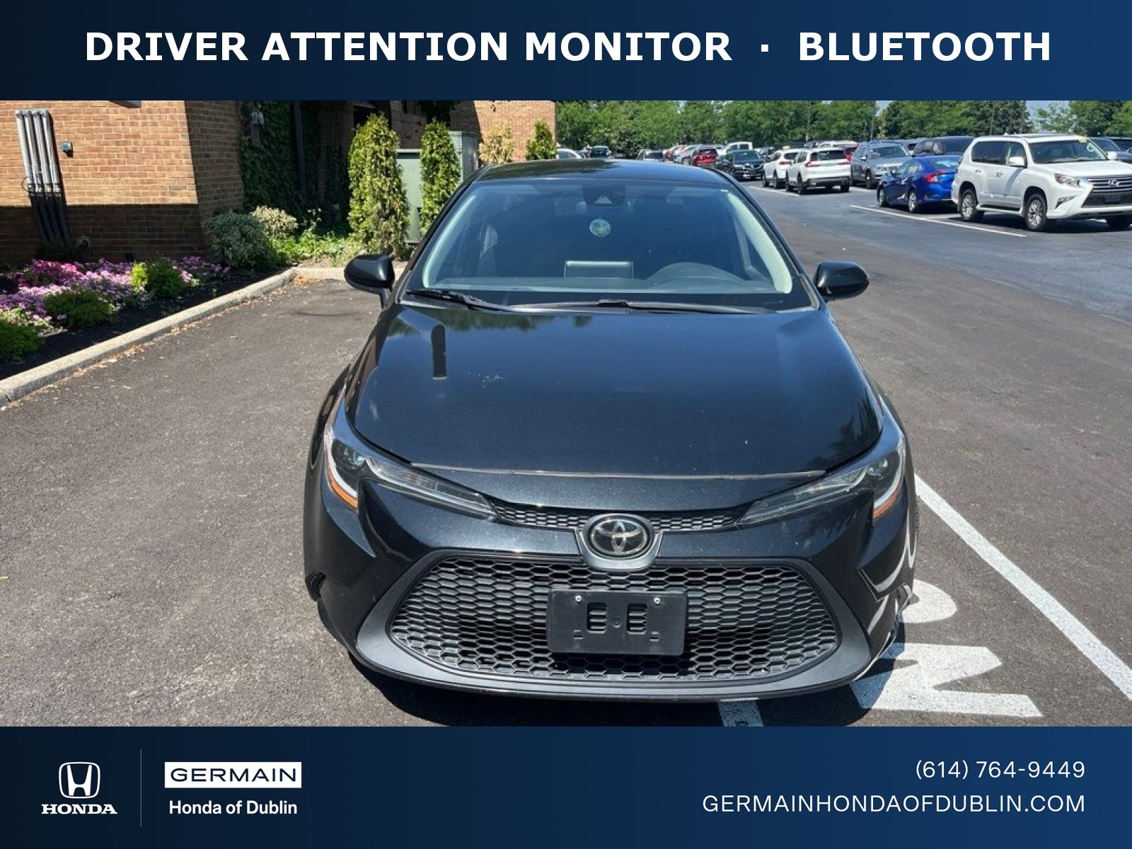 Used 2021 Black Sand Pearl Toyota LE image 1