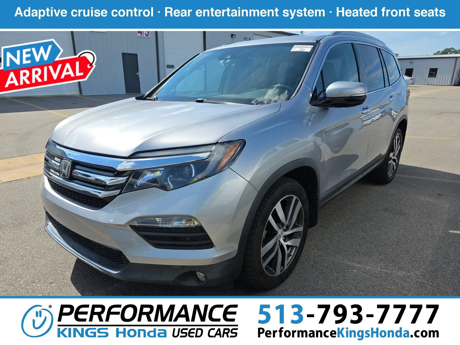 Used 2017 Lunar Silver Metallic Honda Touring image 1
