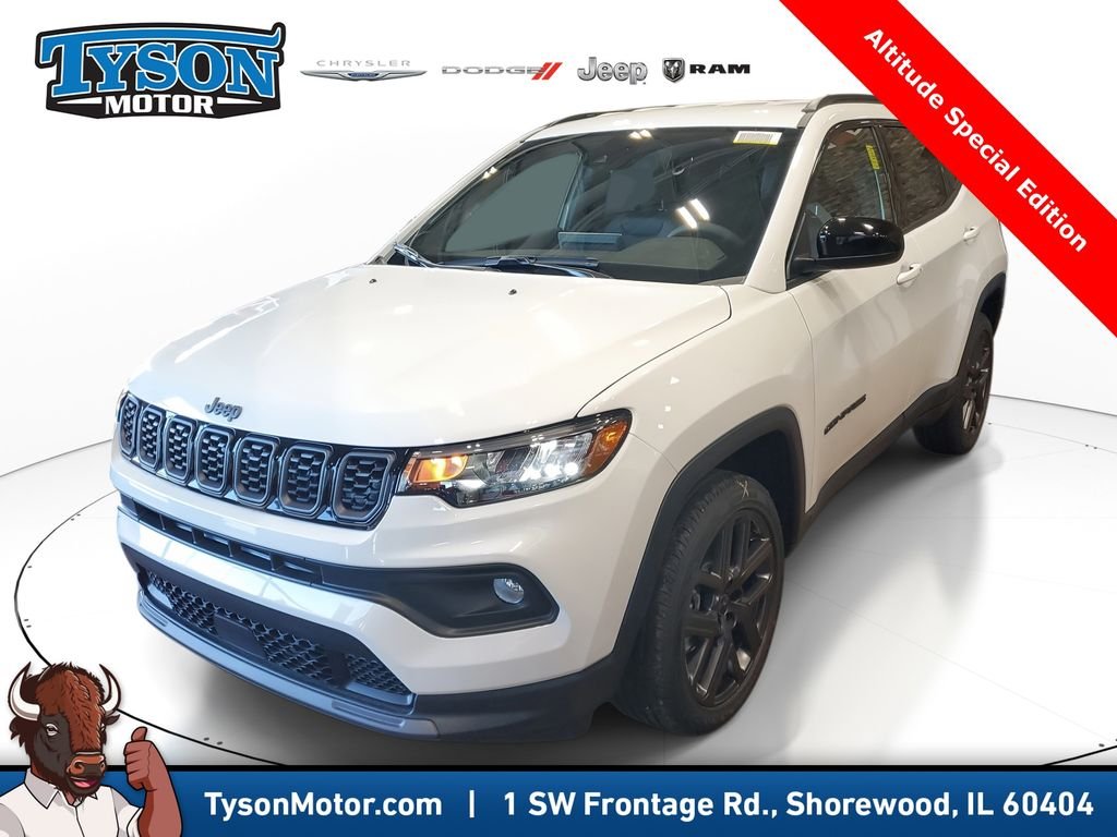 New 2026 Bright White Clear-Coat Exterior Paint Jeep Latitude image 2