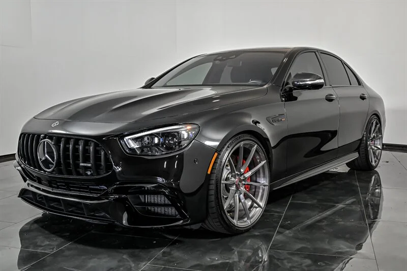 Used 2021 Obsidian Black Metallic Mercedes-Benz AMG® E 63 S-RENNTECH TUNE-AL13 WHEELS-PPF! image 8