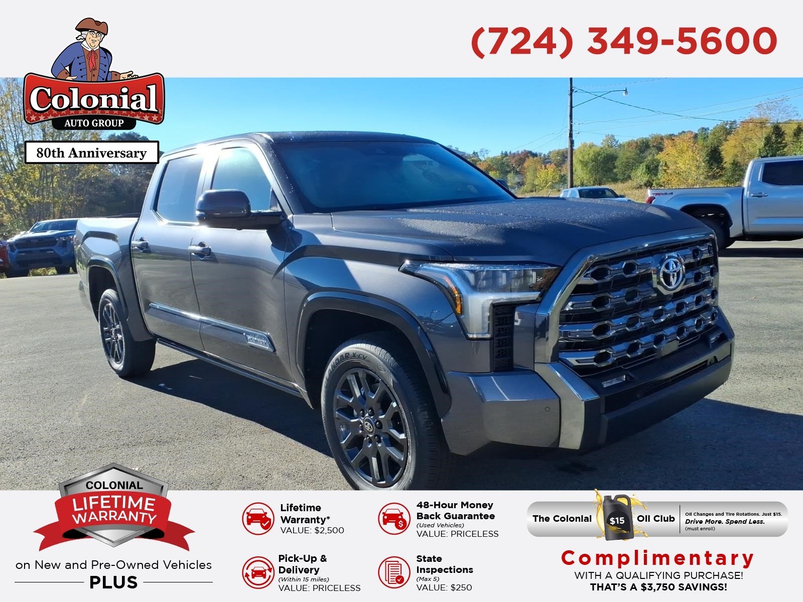 New 2026 Magnetic Gray Metallic Toyota Platinum image 1