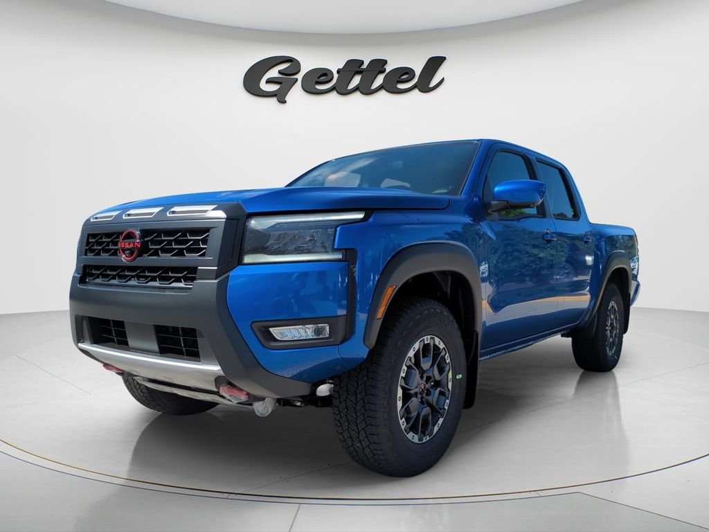 Bluestone Pearl 2026 Nissan Frontier PRO-4X Crew Cab 4WD Pickup Truck Four-Wheel Drive 9-Speed Automatic Overdrive
