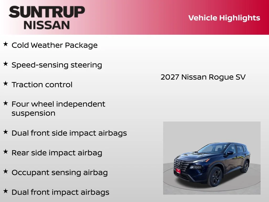 New 2027 Blue Nissan SV image 8