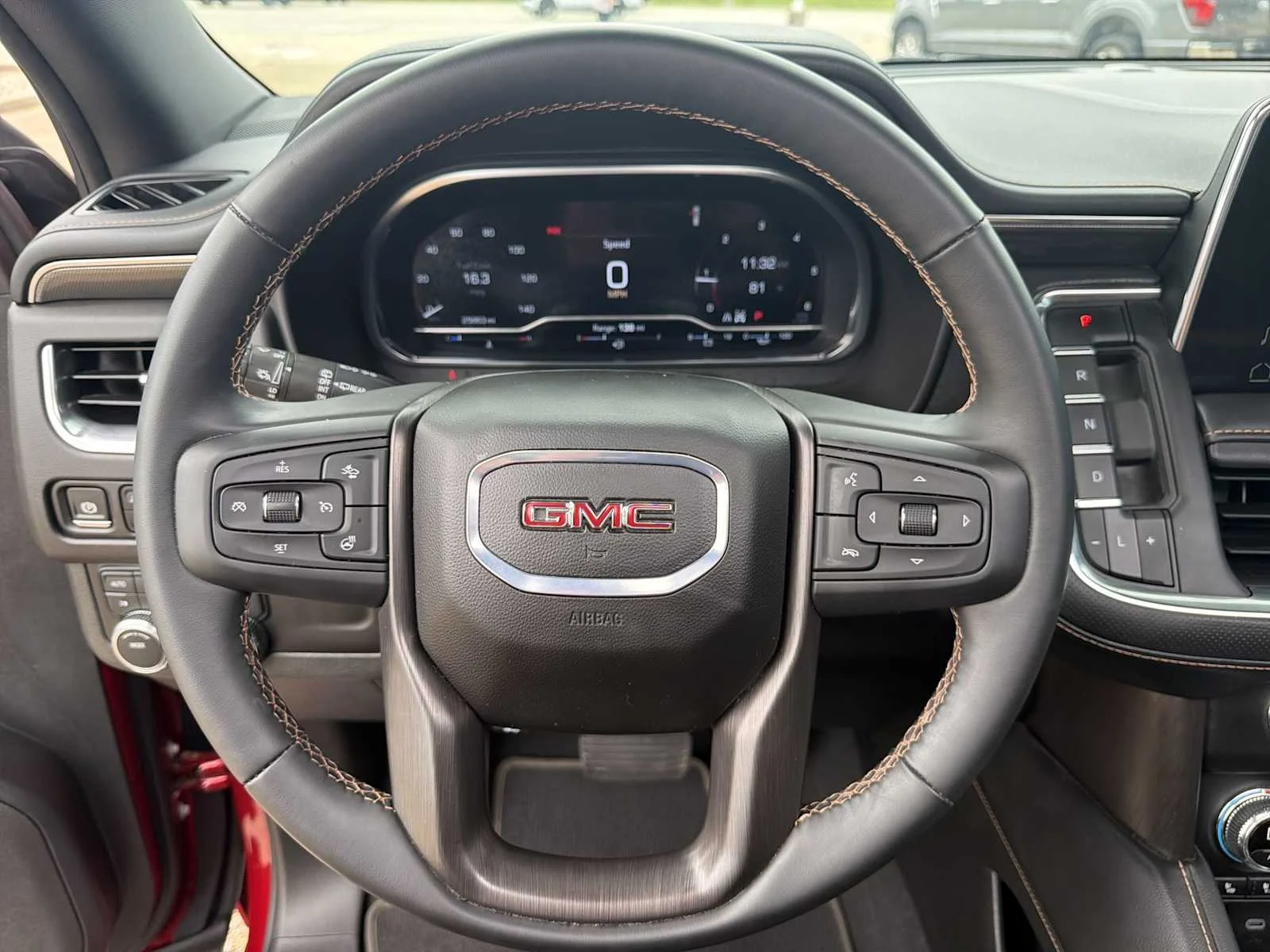Used 2024 Volcanic Red Tintcoat GMC AT4 image 12