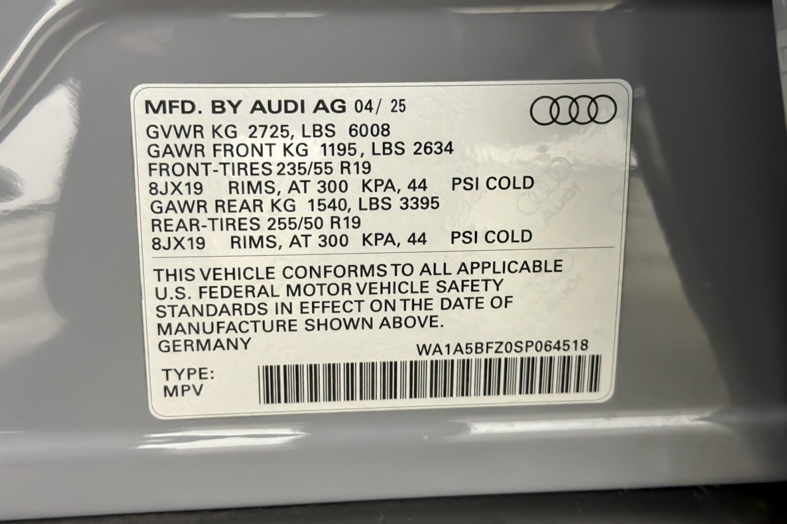 Used 2025 Pebble Gray Audi Premium 45 RWD image 27