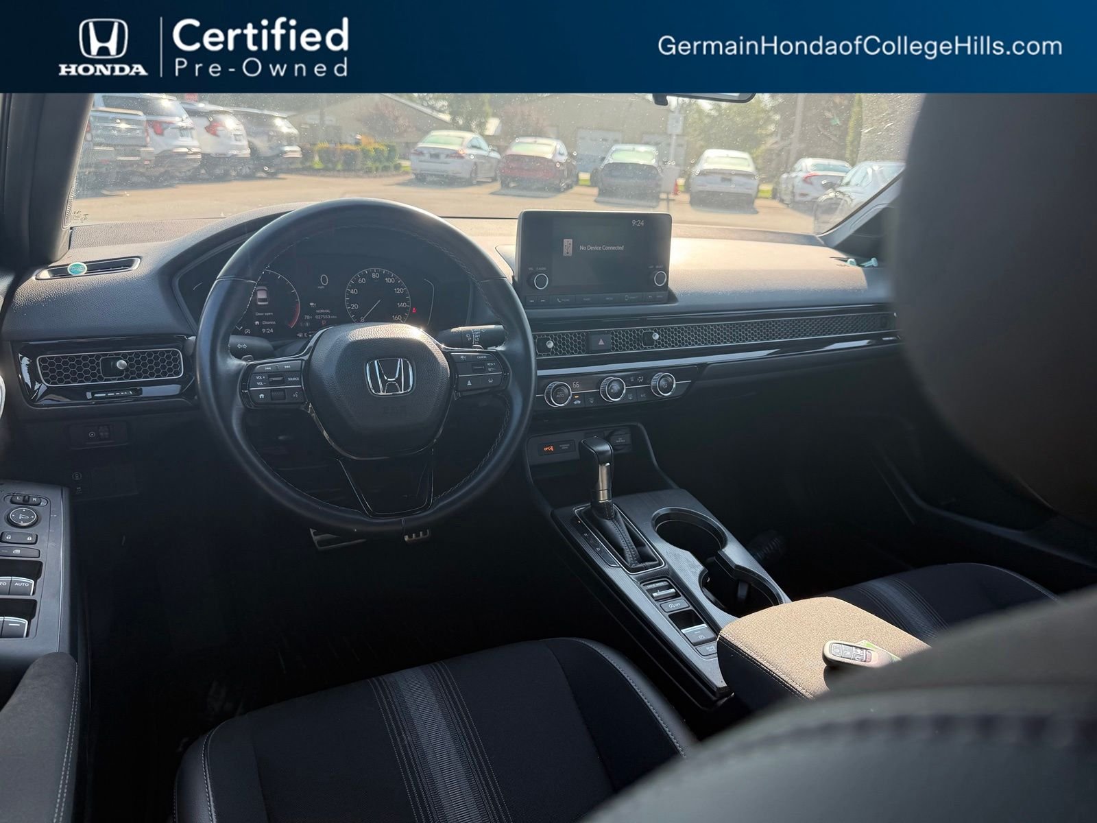 Certified Used 2024 Platinum White Pearl Honda 2.0L 4D SPORT image 15