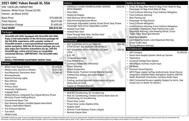 Used 2021 White GMC Denali image 27