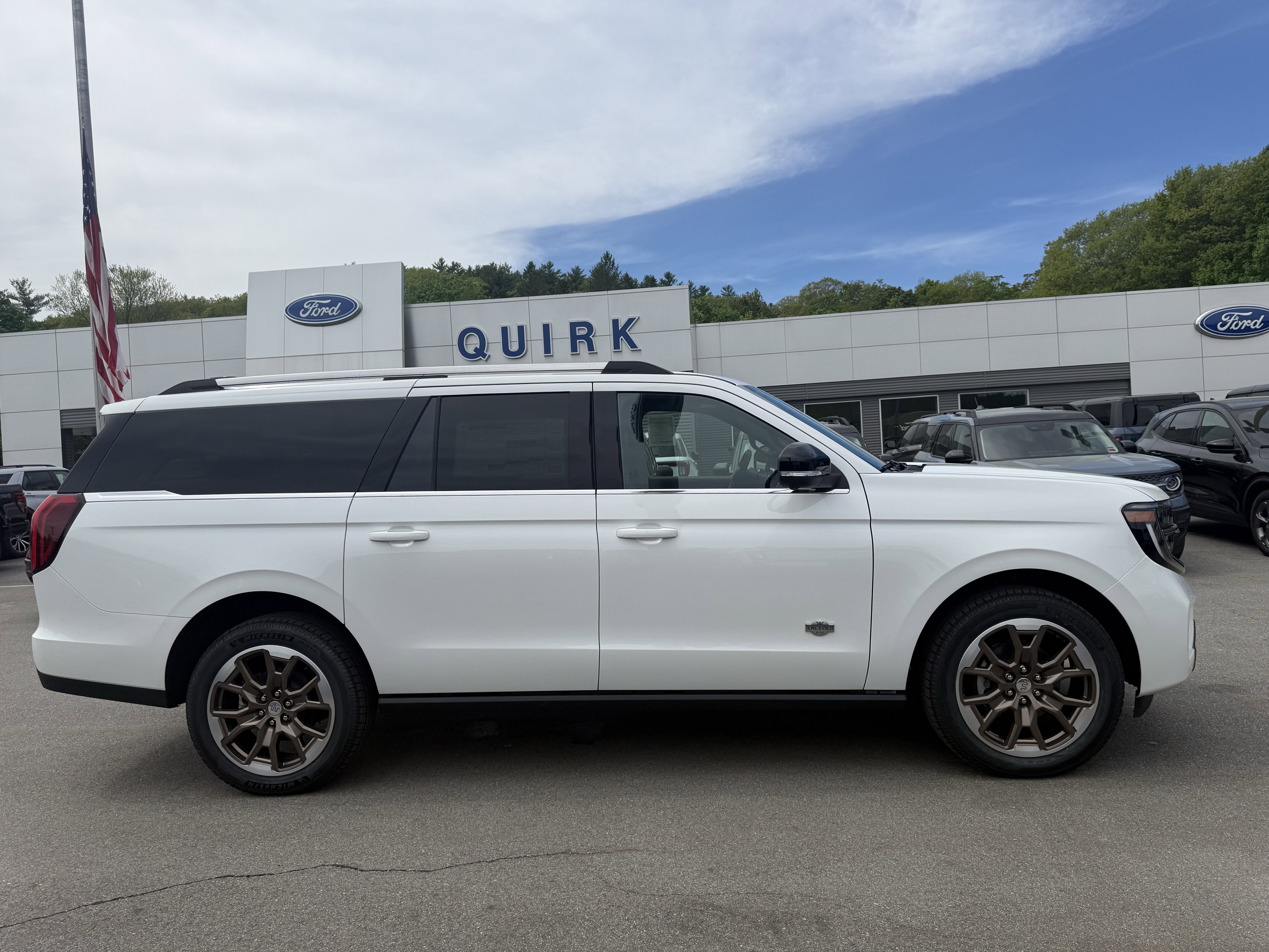 New 2026 Star White Metallic Tri-Coat Ford MAX King Ranch® image 2