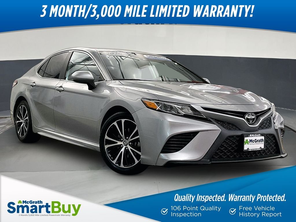 Used 2020 Silver Toyota SE image 1
