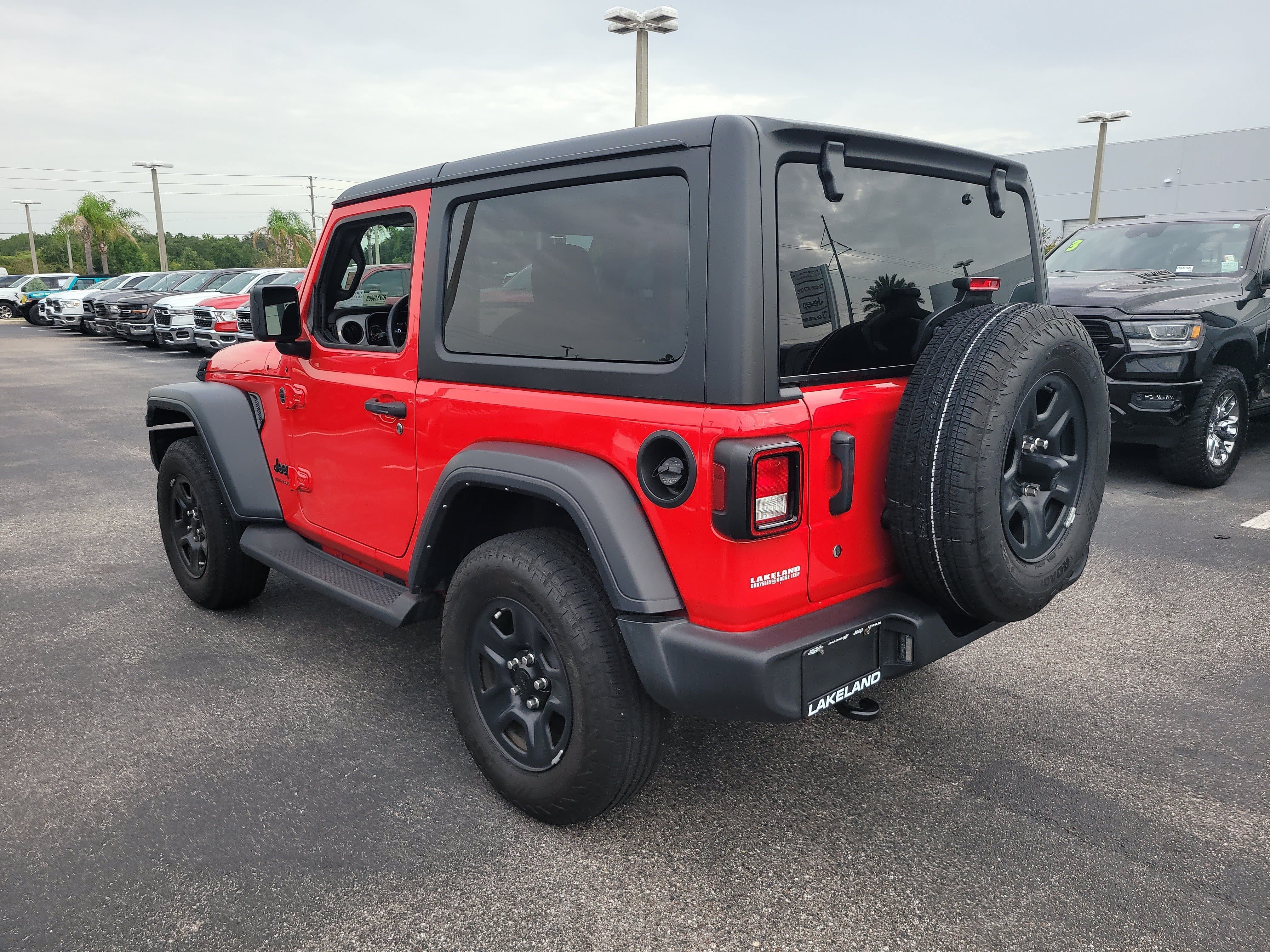 Used 2024 Firecracker Red Clearcoat Jeep Sport image 7