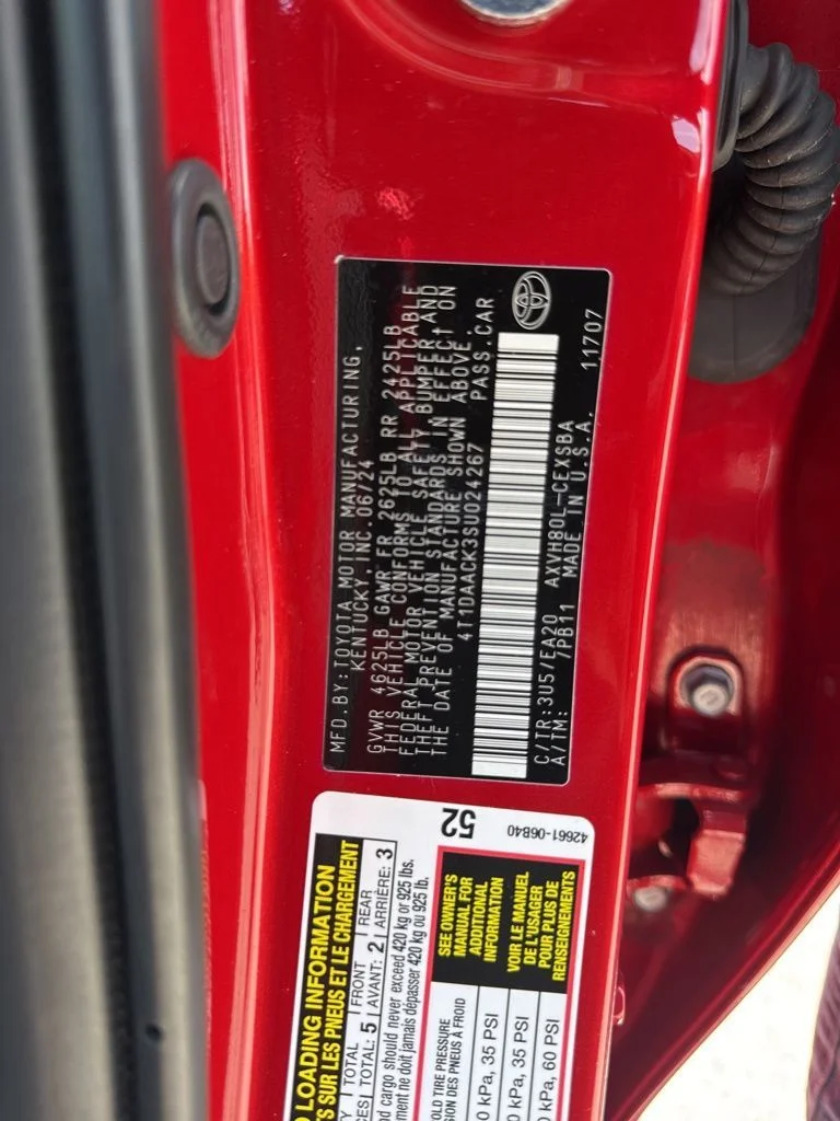 Used 2025 Red Toyota SE image 35