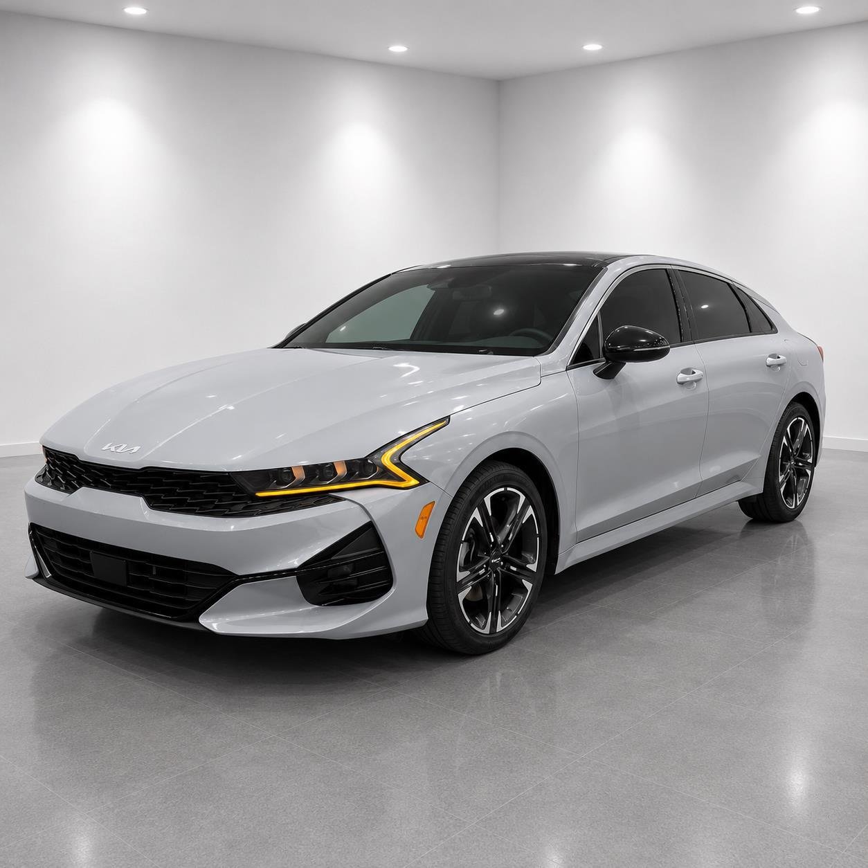 Used 2022 Wolf Gray Kia GT-Line image 1