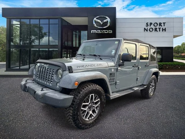 Used 2015 Gray Jeep Unlimited Sport image 8