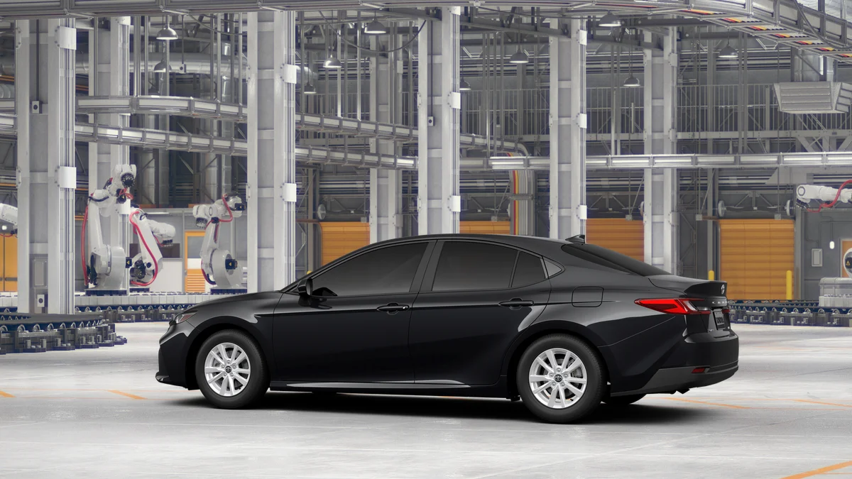 New 2026 Midnight Black Metallic Toyota LE image 5