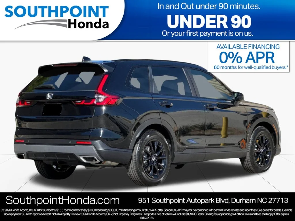 New 2027 Crystal Black Pearl Honda Sport-L image 3