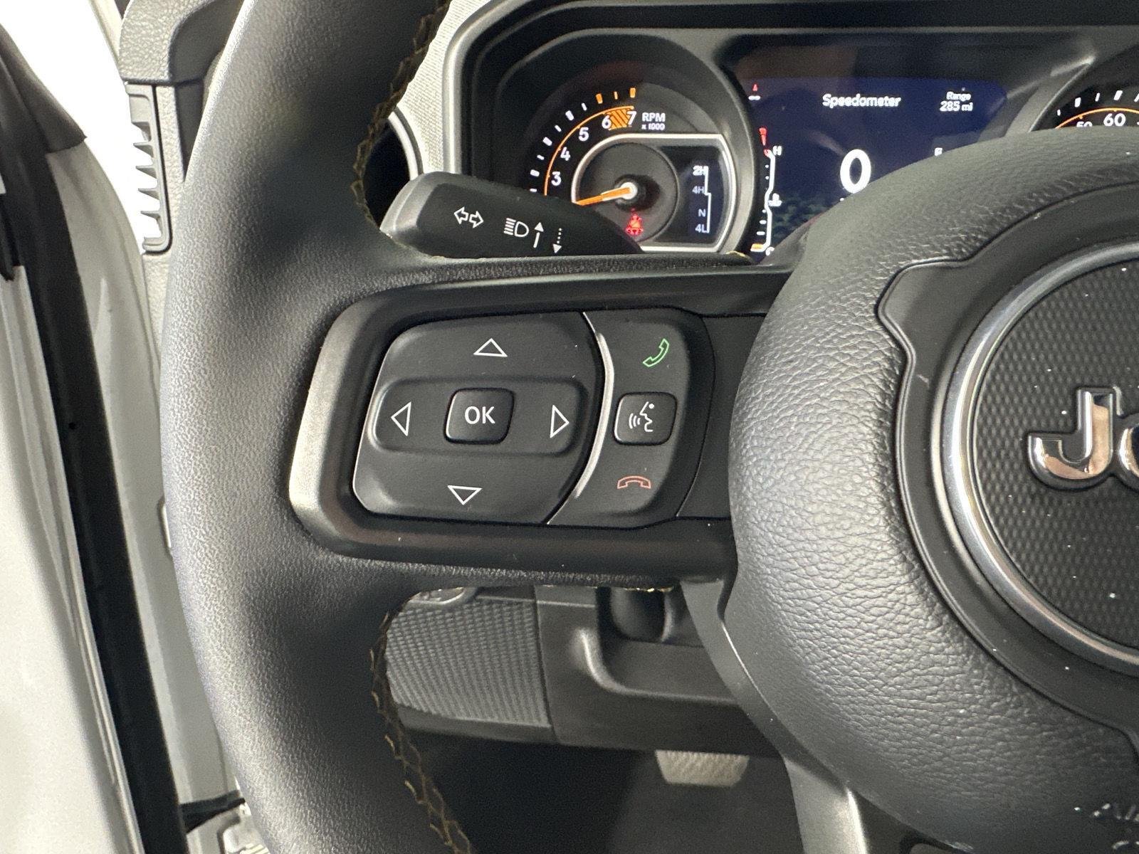 Used 2024 Bright White Clearcoat Jeep Sport S image 10
