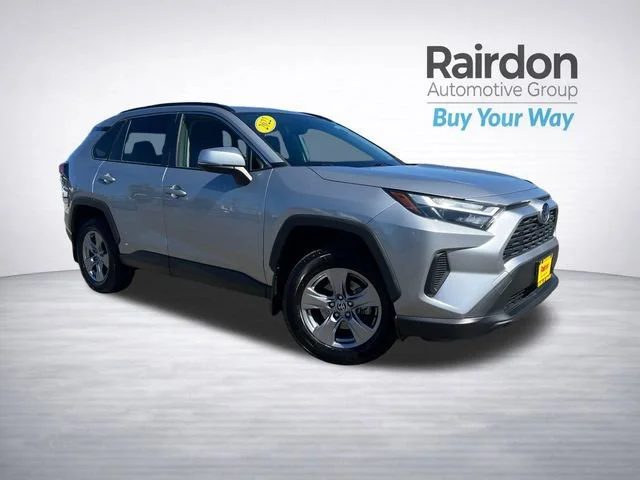 Used 2022 Silver Sky Metallic Toyota Hybrid XLE image 1
