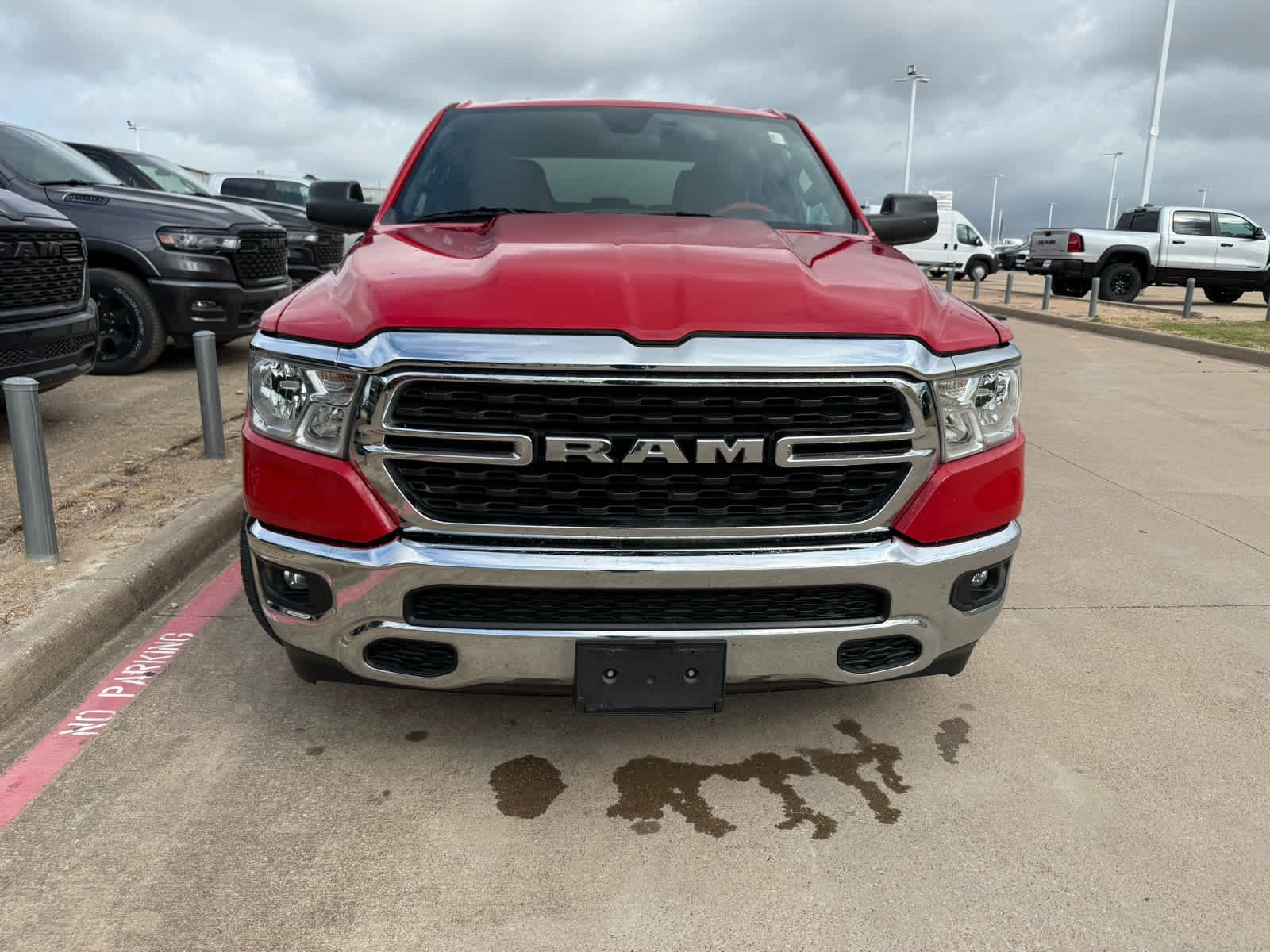 Used 2022 Flame Red Clearcoat Ram Lone Star image 3