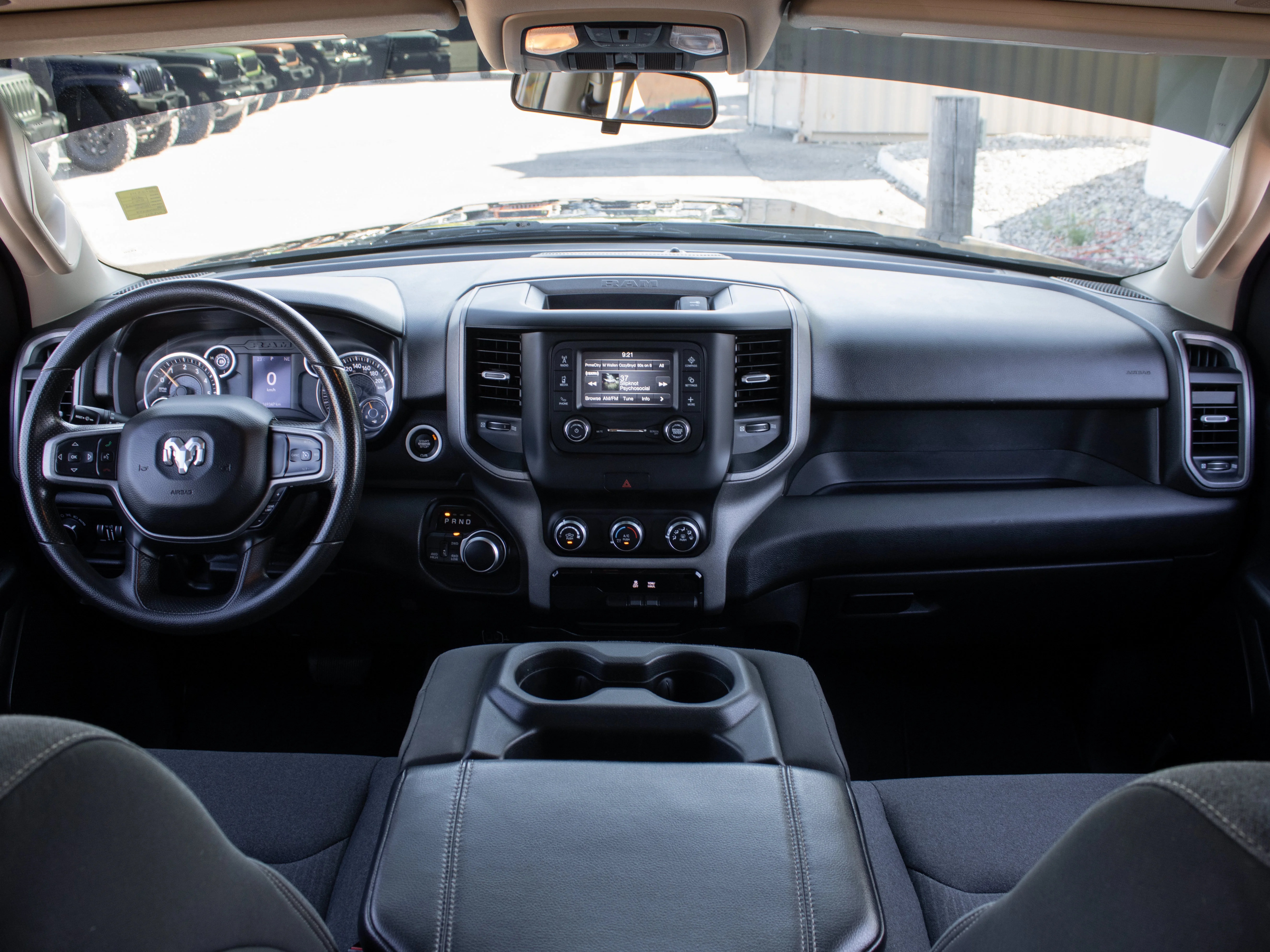Used 2019 Black RAM Tradesman* 5.7L HEMI V8 | Class IV Hitch | Spray-In Bedliner | Bluetooth | Backup Camera | image 3