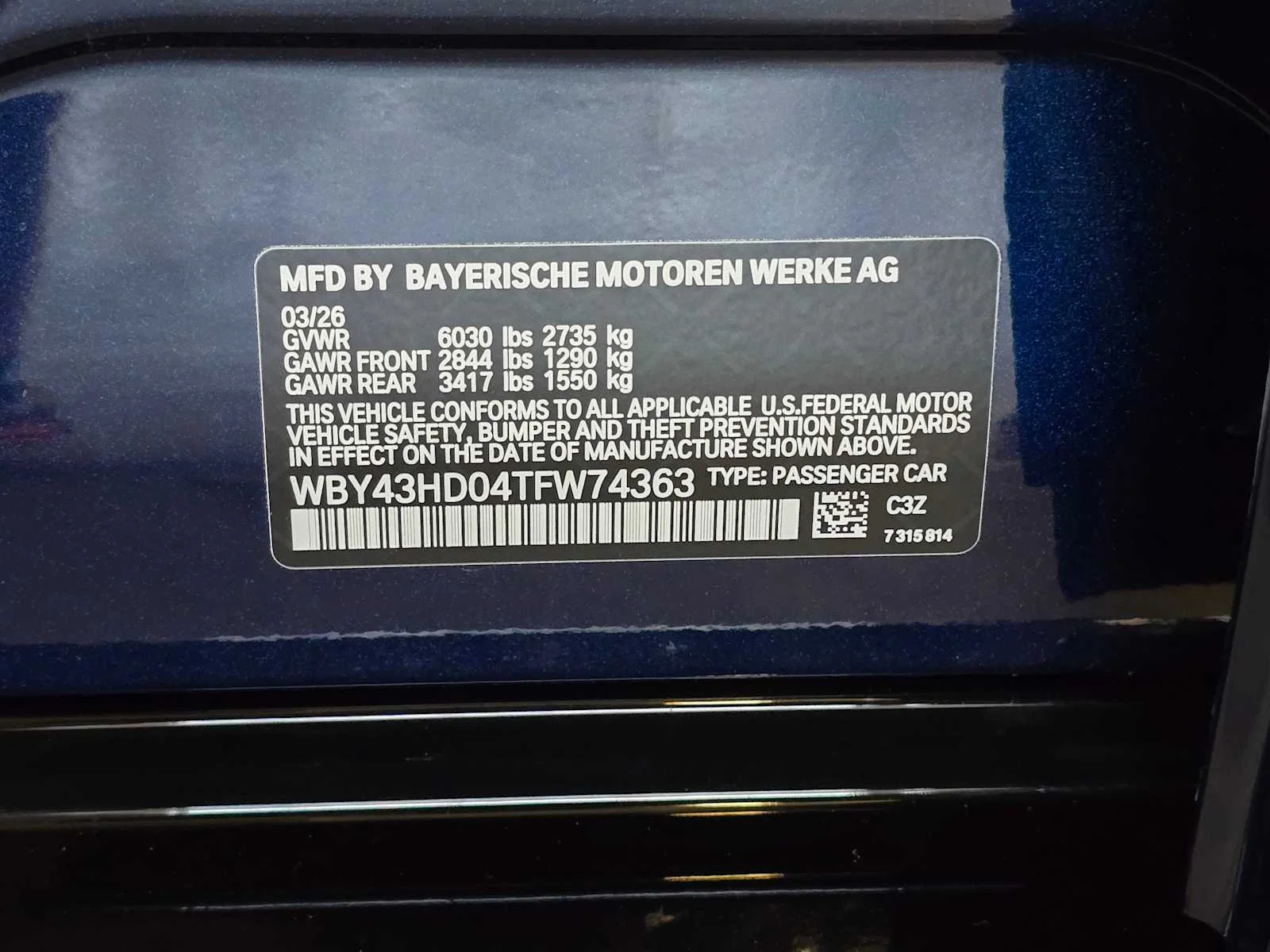 New 2026 Tanzanite Blue II Metallic BMW xDrive40 image 36
