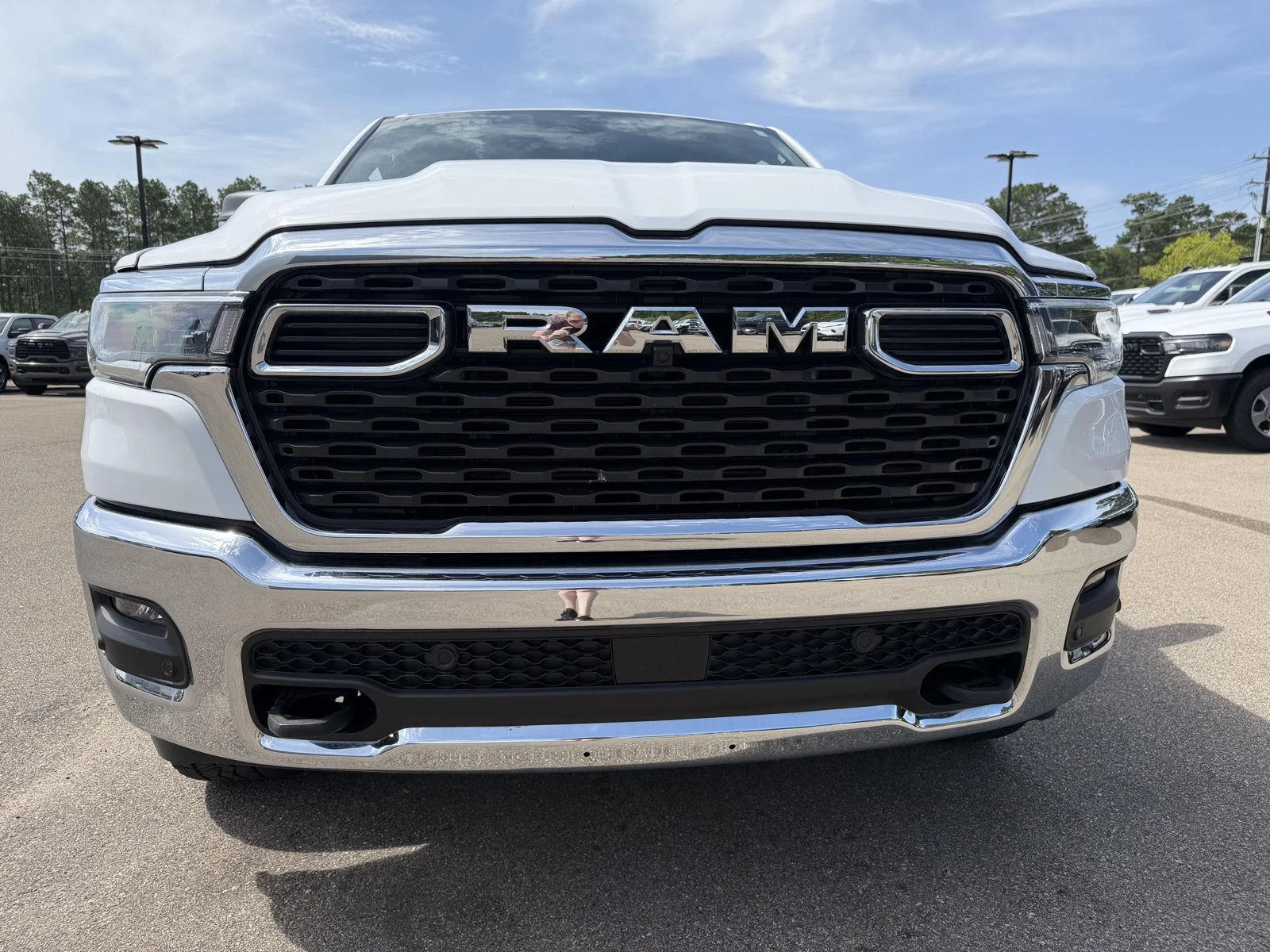 Used 2025 Bright White Clearcoat Ram Big Horn image 22