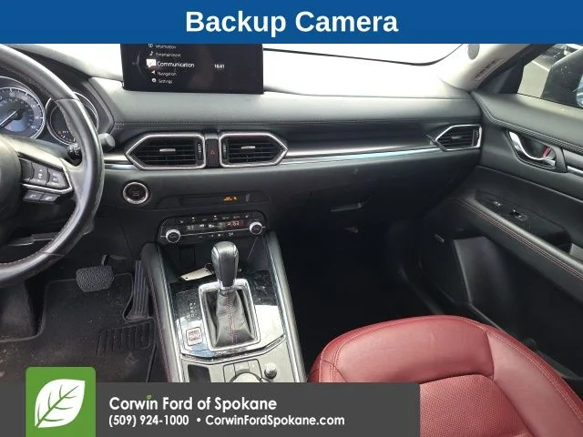 Used 2021 Polymetal Gray Metallic Mazda Carbon Edition image 3