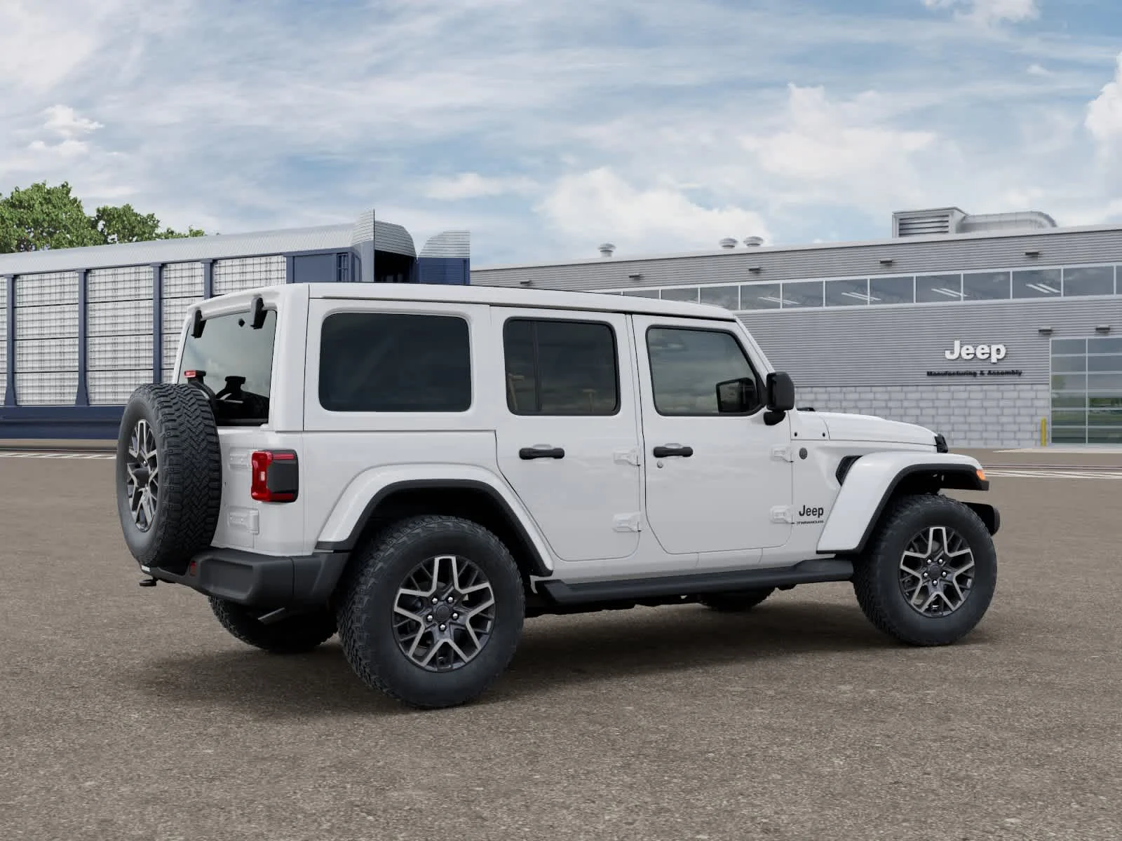 New 2027 Bright White Clearcoat Jeep Sahara image 4