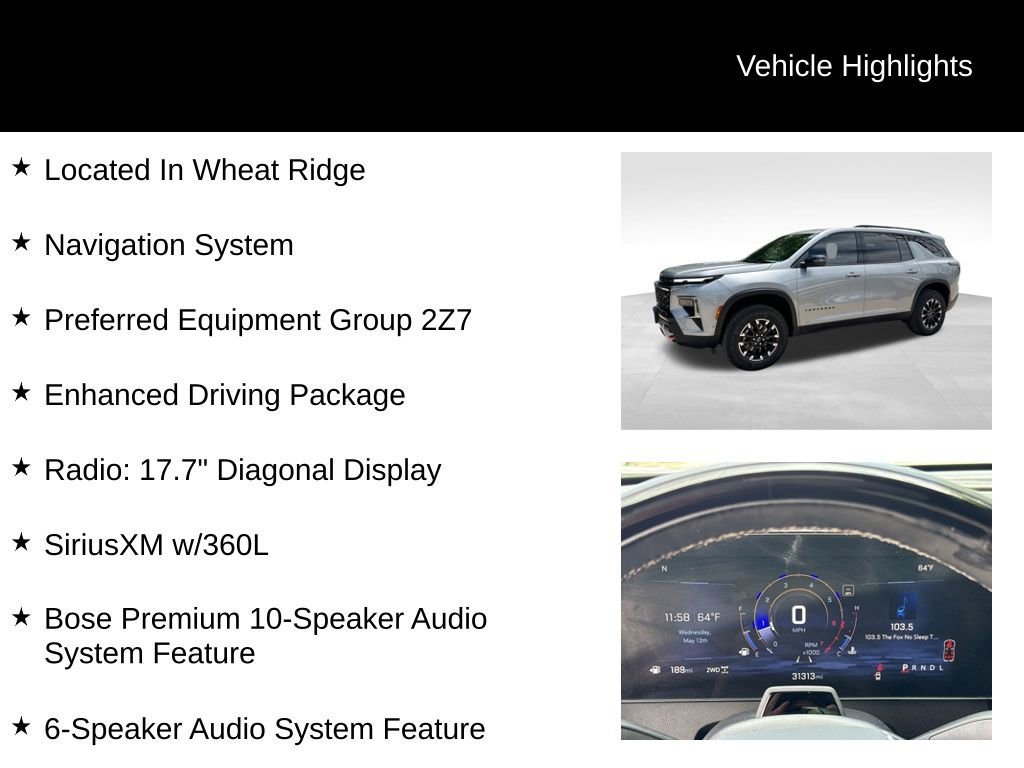 2024 Chevrolet Traverse Z71 - Photo 9