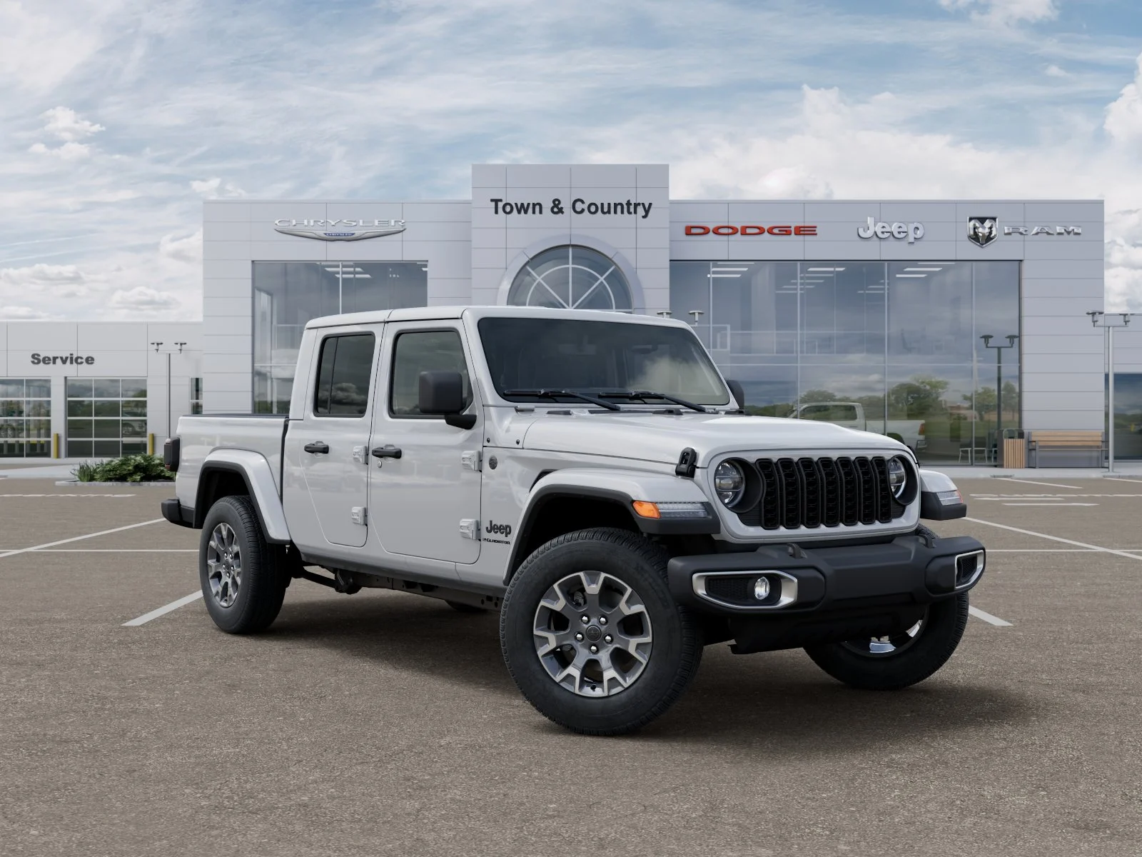 New 2026 Bright White Clear-Coat Exterior Paint Jeep Sahara image 31