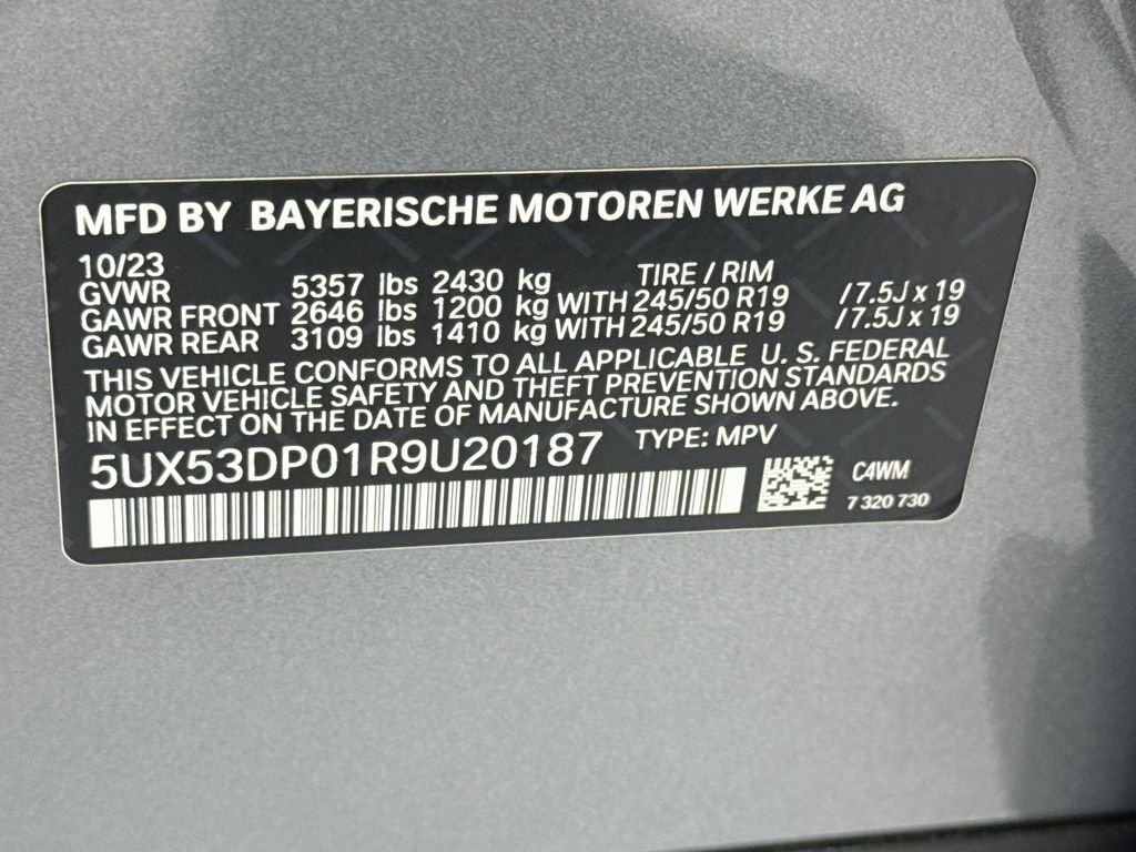 Certified Used 2024 Gray Metallic BMW xDrive30i image 34