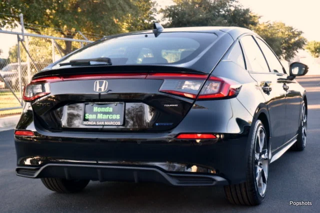 New 2026 Crystal Black Pearl Honda FWD Touring Hybrid image 3