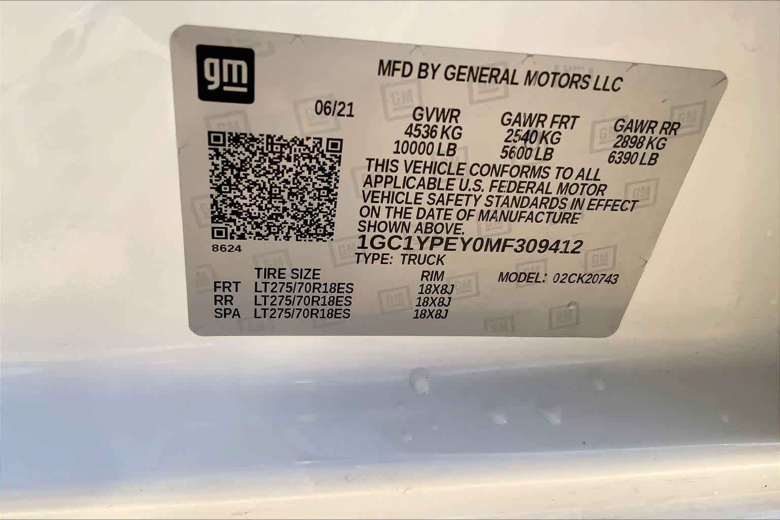 Used 2021 Summit White Chevrolet LTZ image 51