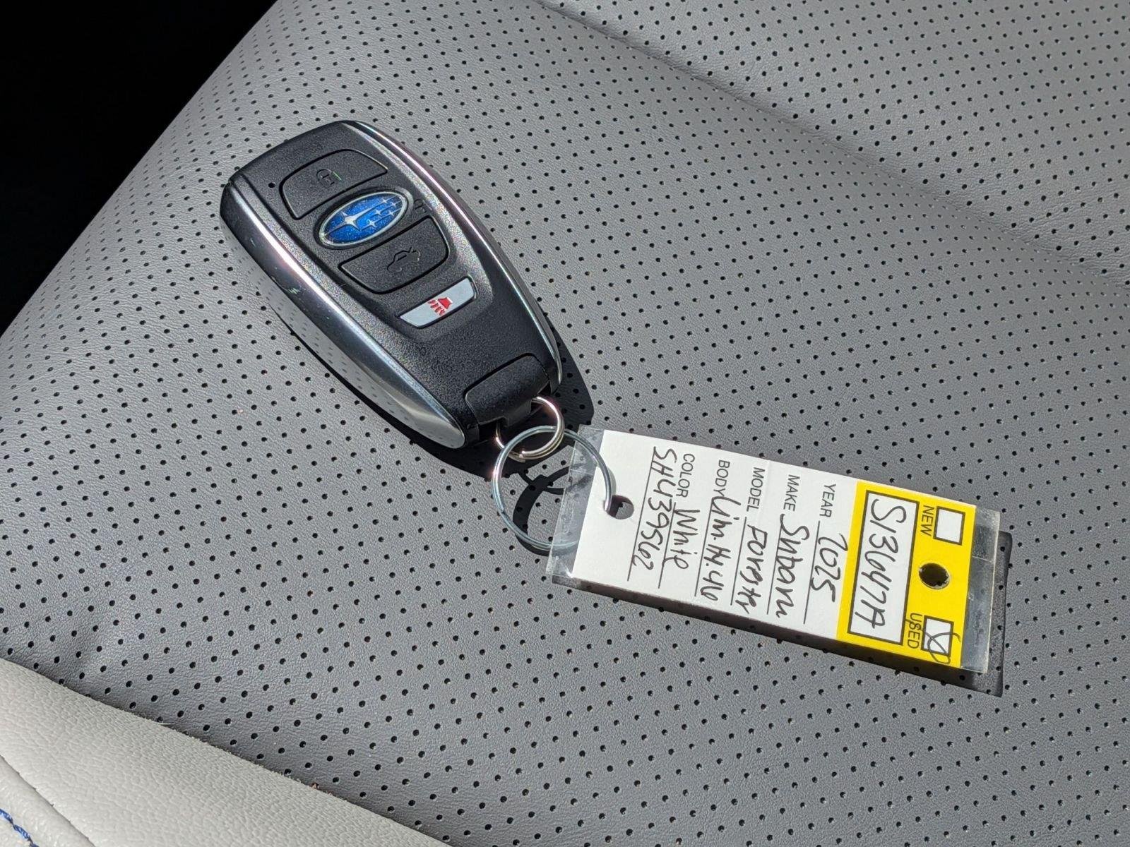 Used 2025 Crystal White Pearl Subaru Limited Hybrid image 18