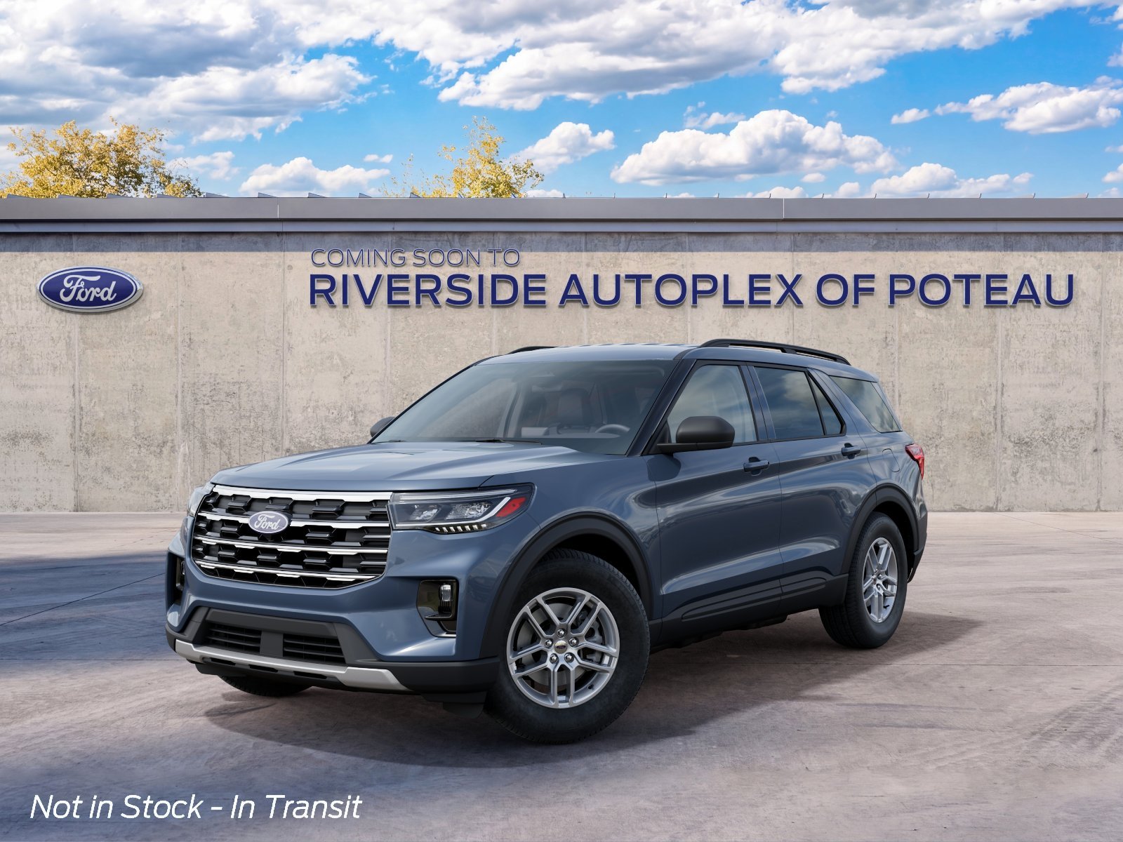 New 2027 Vapor Blue Metallic Ford Active image 2