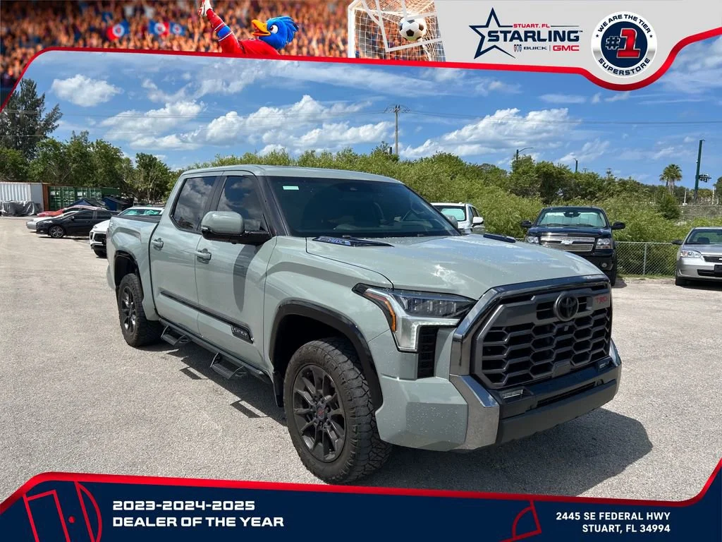 Used 2024 Gray Toyota Platinum 4WD image 3