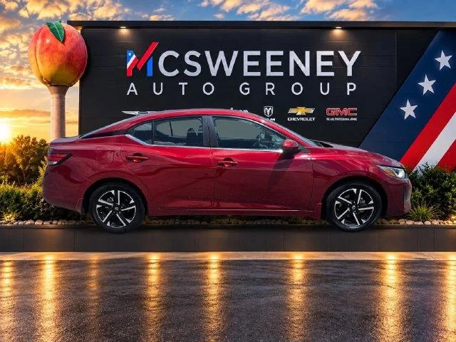 Used 2024 Red Nissan SV image 6