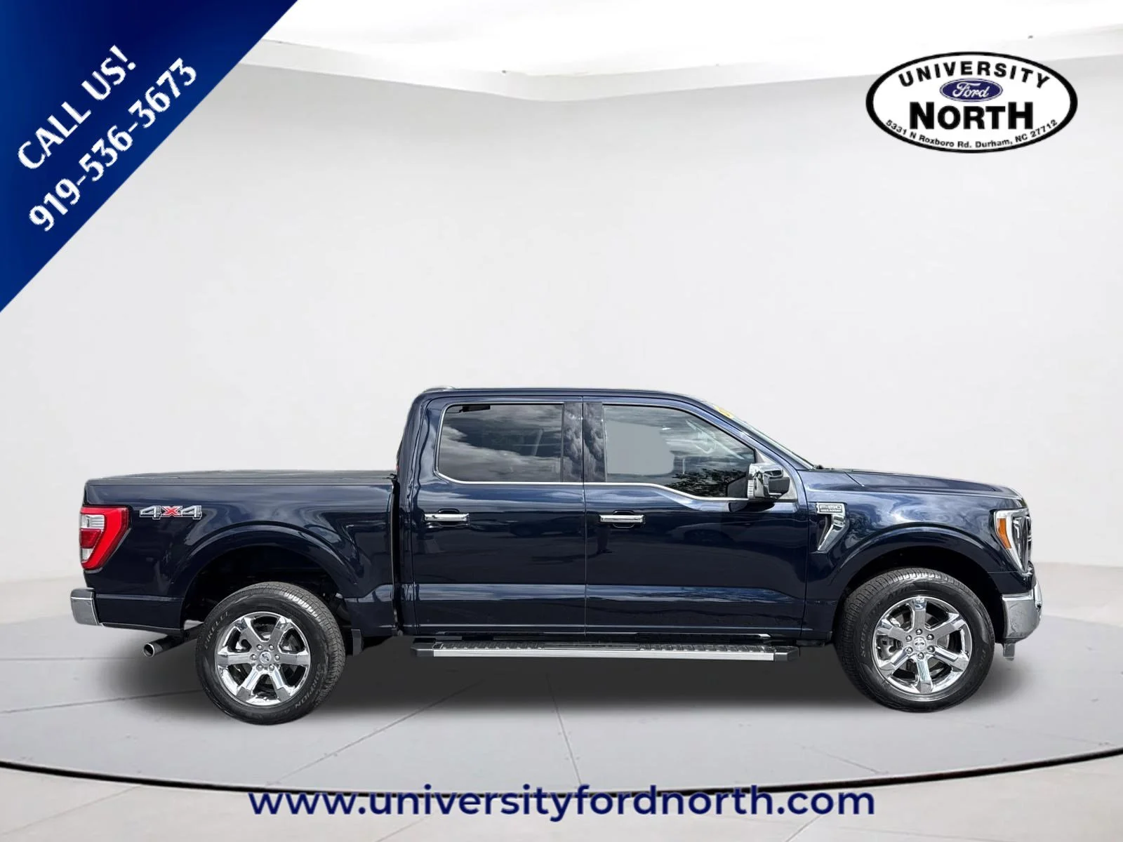 Used 2023 Antimatter Blue Metallic Ford LARIAT image 8