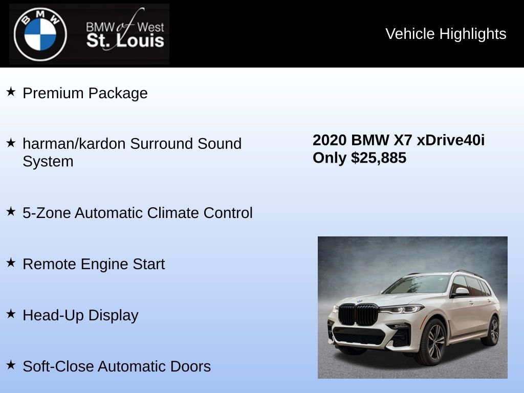 Used 2020 White BMW xDrive40i image 16