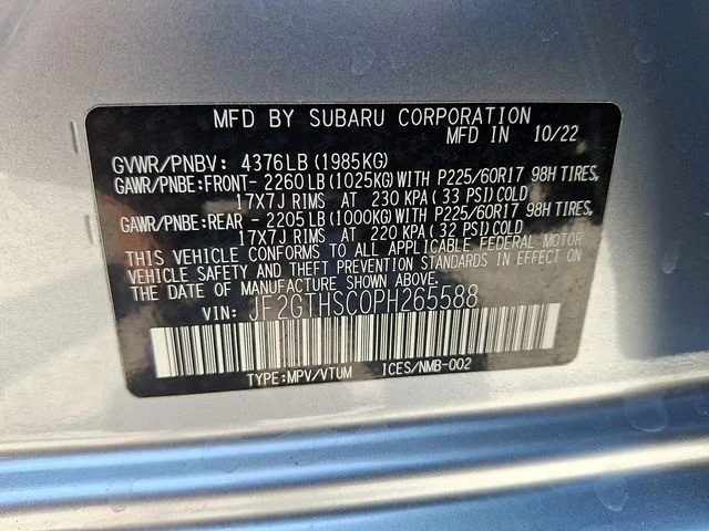 Used 2023 Silver Subaru Sport image 27
