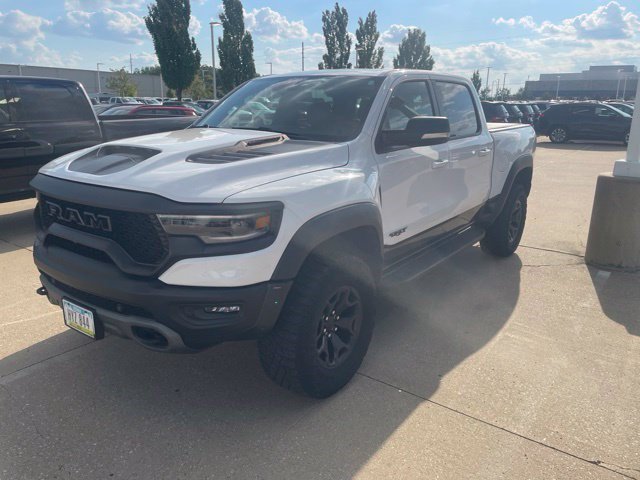 Used 2021 Bright White Clearcoat Ram TRX image 2