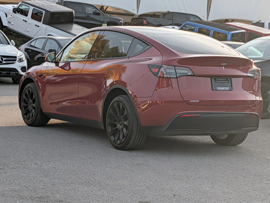 Certified Used 2023 Red Tesla Long Range AWD - Leather - Sunroof - FSD - Auto Steer & More image 6